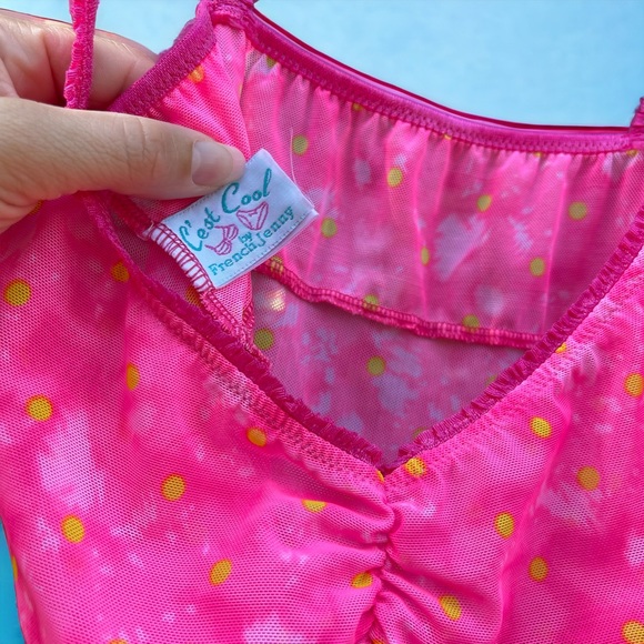 Vintage 1999 Lingerie Nightie Set Sheer Mesh Flutter Short Kawaii - Picture 5 of 5